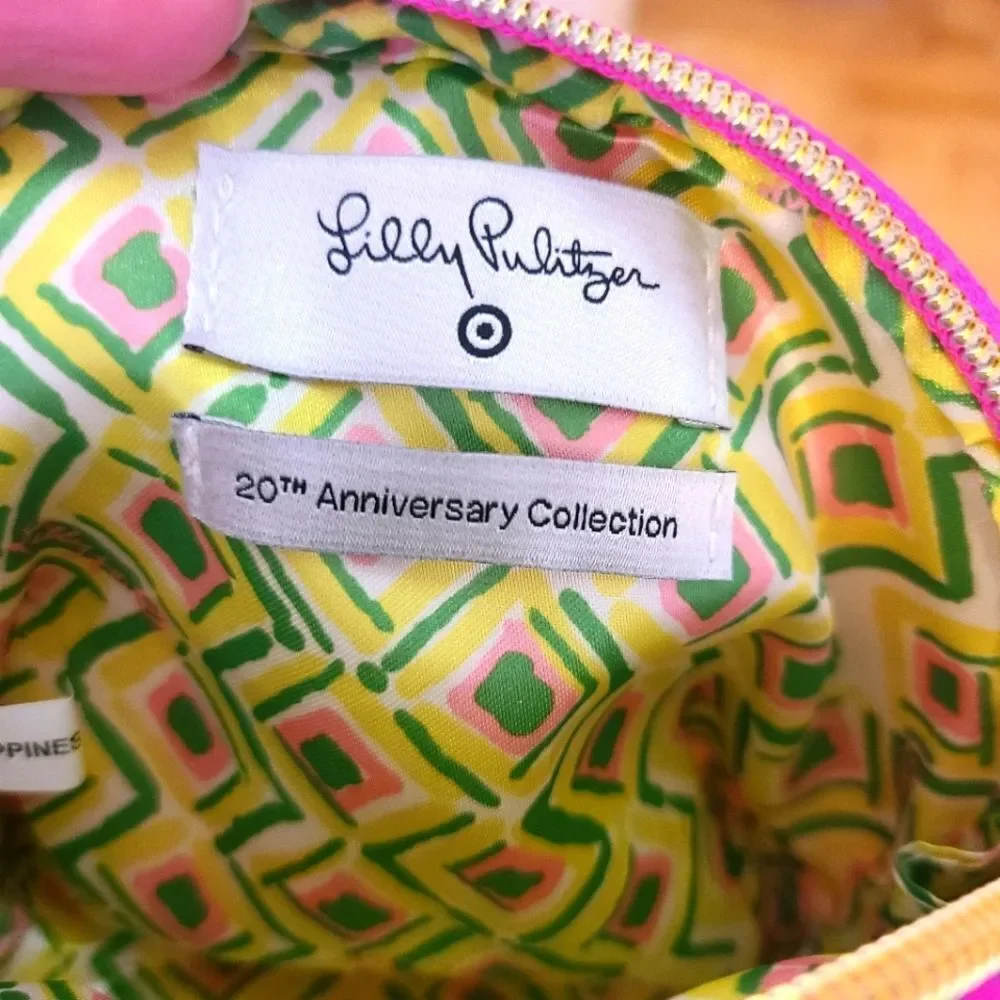 Lilly Pulitzer Makeup Bag Nosie Posey Print Target Collab NWT
